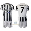 Maglia ufficiale Juventus Cristiano Ronaldo 7 Casa 2021-22 per Bambino